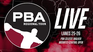 LIVE | LANES 25-26 | ROUND OF 16 | 2025 PBA Celeste Walker Midwest-Central Open