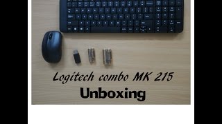 Logitech combo mk215 keyboard and mouse unboxing ..