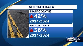 Traffic fatalities up 42% in NH over past decade