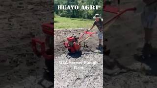 USA Farmer Plough the Field before planting with HMP-2 Mini Plough