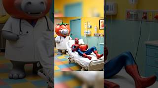 Ai spiderman and. Hippo short #aishort #ytshorts