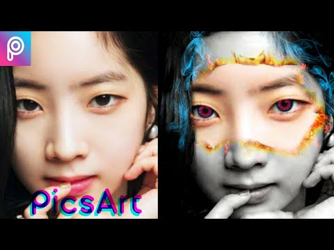 Picsart Burning face editing| Mobile Picsarts editing tutorial | Picsart Editing Ideas