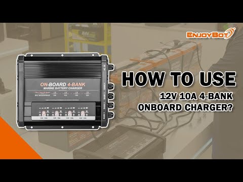 How to Use the Enjoybot 4 Bank 12V 10A On-Board Battery Charger | Complete Setup & User Guide