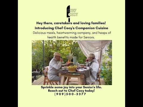 Companionship & Cuisine 🍽️ Chef service designed for our beloved elders 💞 #agingparents #aging