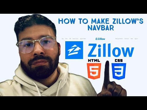 How to Make Zillows Navbar! HTML | CSS
