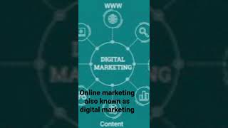 online marketing also known as digital marketing #youtube#twitter