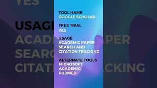 Google Scholar: Useful Tools for PhD Research Paper #phd #education #phdlife