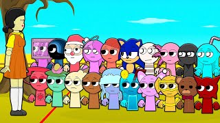 ALL NEW SPRUNKI OC PLAY SQUID GAME 2! INCREDIBOX SPRUNKI Cartoon Animation