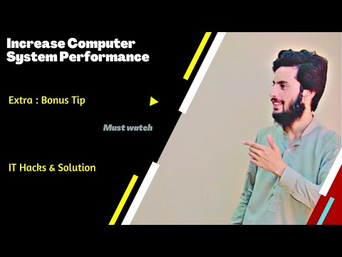How to increase performance of Computer System |Speed Up Computer | Create Temporary E-mail |