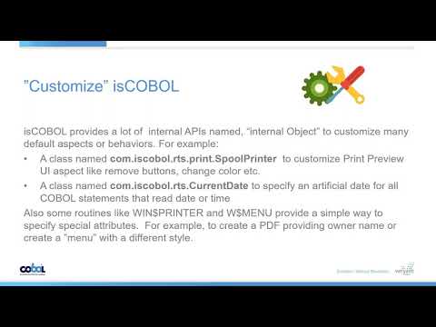 isCOBOL for the Technologist