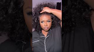SUMMER CURLY BOB WIG 💕 #glueless #wigs #wigtutorial #curlyhair #wigs #wiginfluencer #readytowear