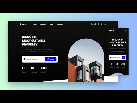 Responsive Website Using React | Property Agency