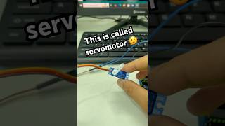 Rotating mini servo motor using Arduino! #servomotor #arduinoproject #trending #shorts #miniproject