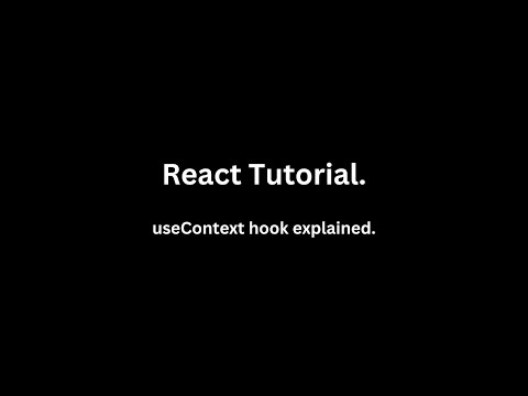 Learn useContext Hook in react.