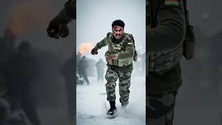 Night Attack at LOC: Ajay’s Brave Fight Alone 🔥 #ai #army #fictionalstory #shorts