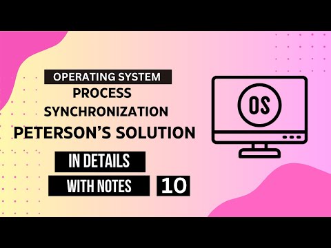 Peterson's solution of Critical Section Problem in Process synchronization || #gate #techochain #os