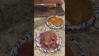 Keto Crispy Baked Pork Chops in 20 minutes? Yes please! #ketolife #easyketo #quickketo #porkchops