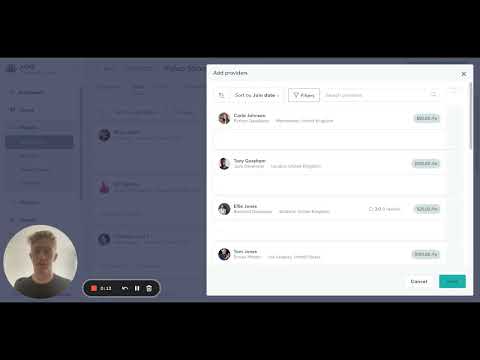 How to: Invite Providers to project
