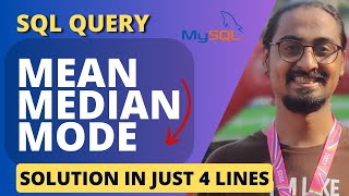 Top Analytics Interview Question: SQL Query for Mean, Median, and Mode Calculation