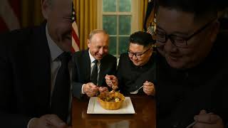 Trump's Taco Bowl Surprise!  #trump #putin #kimjongun #funny #memes #funnyshorts#shorts  #satire