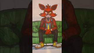 BOOTLEG AI FNaF Coloring Book FOXY in Suit ART DIY #fnaf #art #coloringbook #coloring #ai #diy