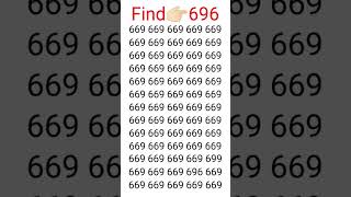 spot number💭#quiztime #quiz #iqtest #gkquiz #gktest #observation #puzzle #gk #shorts #shoot #viral