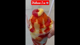☺️Who eats dessert before dinner 🍽️☺️😽#italianice#gelu#shorts#viralshorts#dessert#jules#foodie