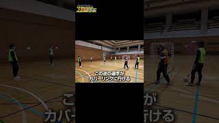 チームで守るための1番重要な方法！ #概要欄でフットサル特別テクニック動画をプレゼント中  #フットサルポイント  #フットサル #footballskills