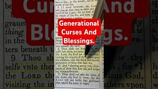 Do You Believe In Generational Curses And Blessings? 🤔 Deuteronomy 5:9-10 #God Of #Israel #Bible