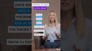 ¿Cómo decir esto en inglés? #aprenderinglés #inglésfácil #idiomainglés #inglés #vocabularioinglés