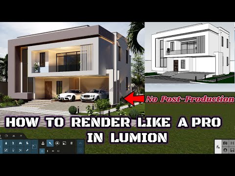 lumion realistic rendering tutorial ||Make a stunning visual in 10 minutes!