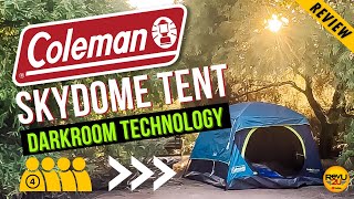 We Review the Coleman Skydome Camping Tent with Dark Room Technology! 🏕️