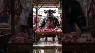 Why is a Cow Selling Beef?! The Auto Market is Confused! 😂 #shorts #cow #cow