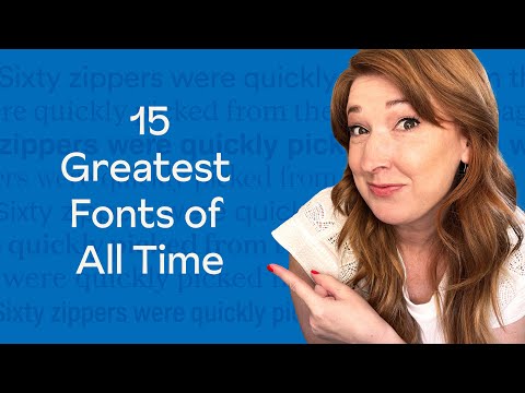 15 Greatest Fonts of All Time: The Ultimate Collection for Designers