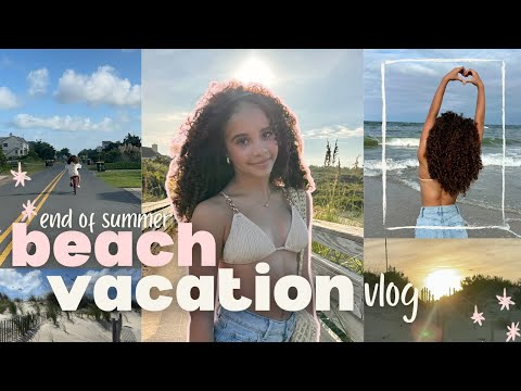 end of summer beach vacay vlog 2024 | travel with me to OBX☀️