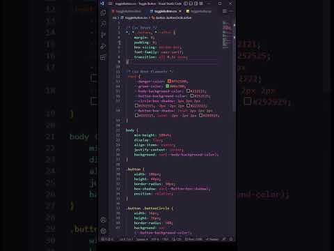 How To Make Custom Toggle Button Using HTML and CSS Only