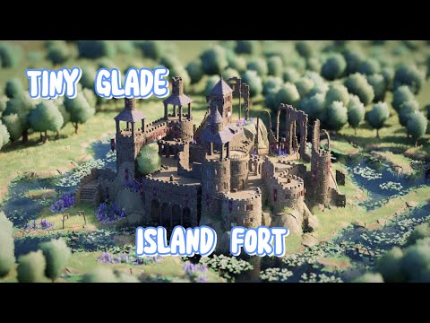 Tiny Glade: Empty Island to Fortified Haven l Relaxing Longplay