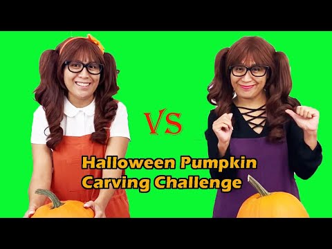 Halloween Pumpkin Carving Contest Challenge | Pumpkin Carving Ideas And Decoration For Kids