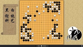 最新时局 谢科一招飞刀 连砍绝艺两个局部 人工智能也有憨憨一面