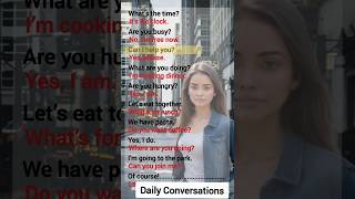 Daily Conversation #learnenglish #englishconversationpractice