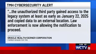 TMH patient data may have been breached after security issue, former records vendor says