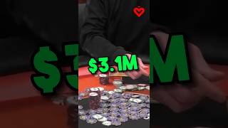 $3.1 Million Dollar hand makes history! #PokerShortd #Poker