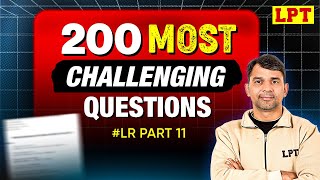 CAT 2025: 200 Most Challenging LR Questions | #11 | Logical Reasoning for CAT Exam