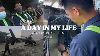 Aircraft Servicing || A Day In A Life As an Avionics Student  Vlog 35