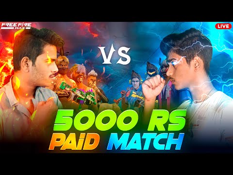 ₹5000🤑 PAID MATCH🔴| 👑DFG SQUAD VS 🤬SAAHO YT SQUAD | UN-LIMITED🔥| FREE FIRE IN TELUGU #dfg #freefire