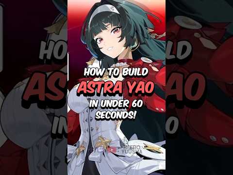 BEST ASTRA YAO BUILD - How to Build Astra Yao in 60 Seconds #zzz #zenlesszonezero #hoyoverse