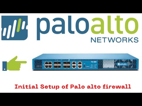 Initial configuration of Palo Alto firewall | GUI Access | (In Hindi)