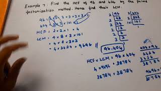 NCERT-10(UNIT-1 REAL NUMBERS) EXAMPLE 7