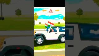 White 😈Mahindra Thar game 🎯 #Mahindra #Thar #3dcargame #trandinggame 😘😘😘