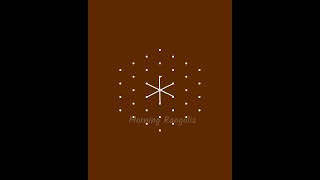 new rangoli 7 - 4 dots . small muggulu designs . small colour rangoli